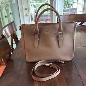 Kate Spade Taupe Satchel Bag